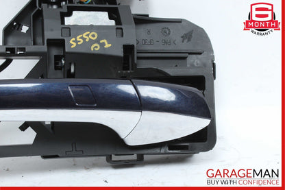 07-13 Mercedes W221 S550 Front Right Exterior Door Handle Keyless Go Blue OEM