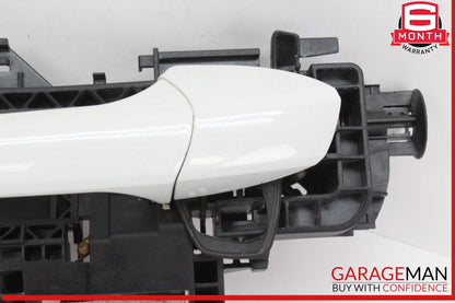 10-15 Mercedes X204 GLK350 4MATIC Rear Left Side Exterior Door Handle White OEM