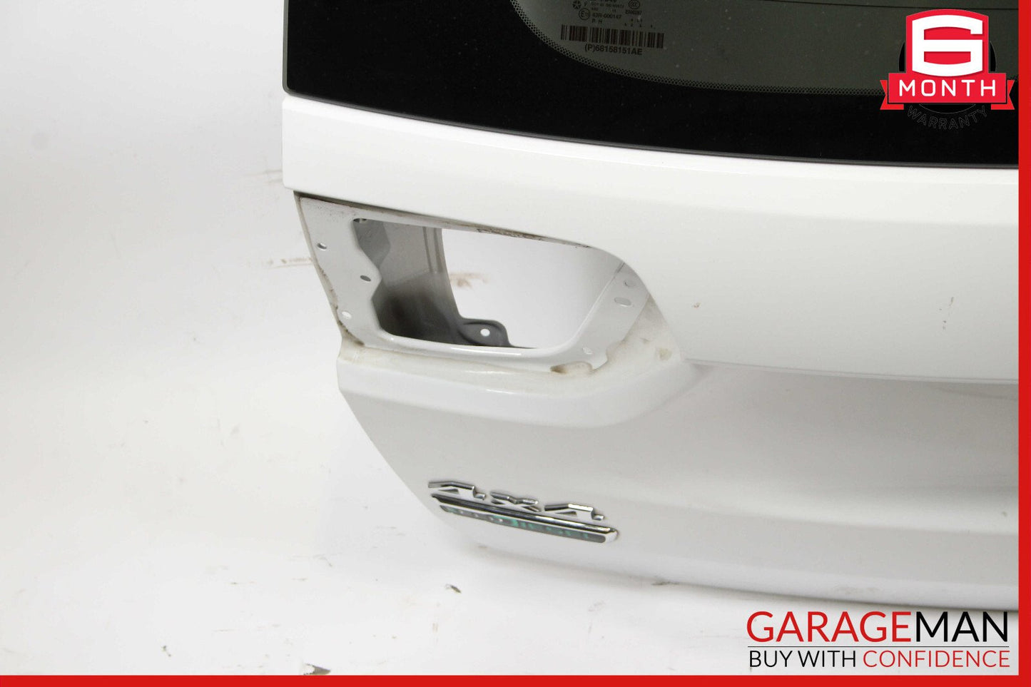14-17 Jeep Grand Cherokee Rear Trunk Hatch Tailgate Lift Gate Glass White OEM