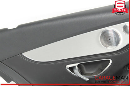 15-18 Mercedes W205 C300 C350e C400 Rear Left Side Interior Door Panel OEM