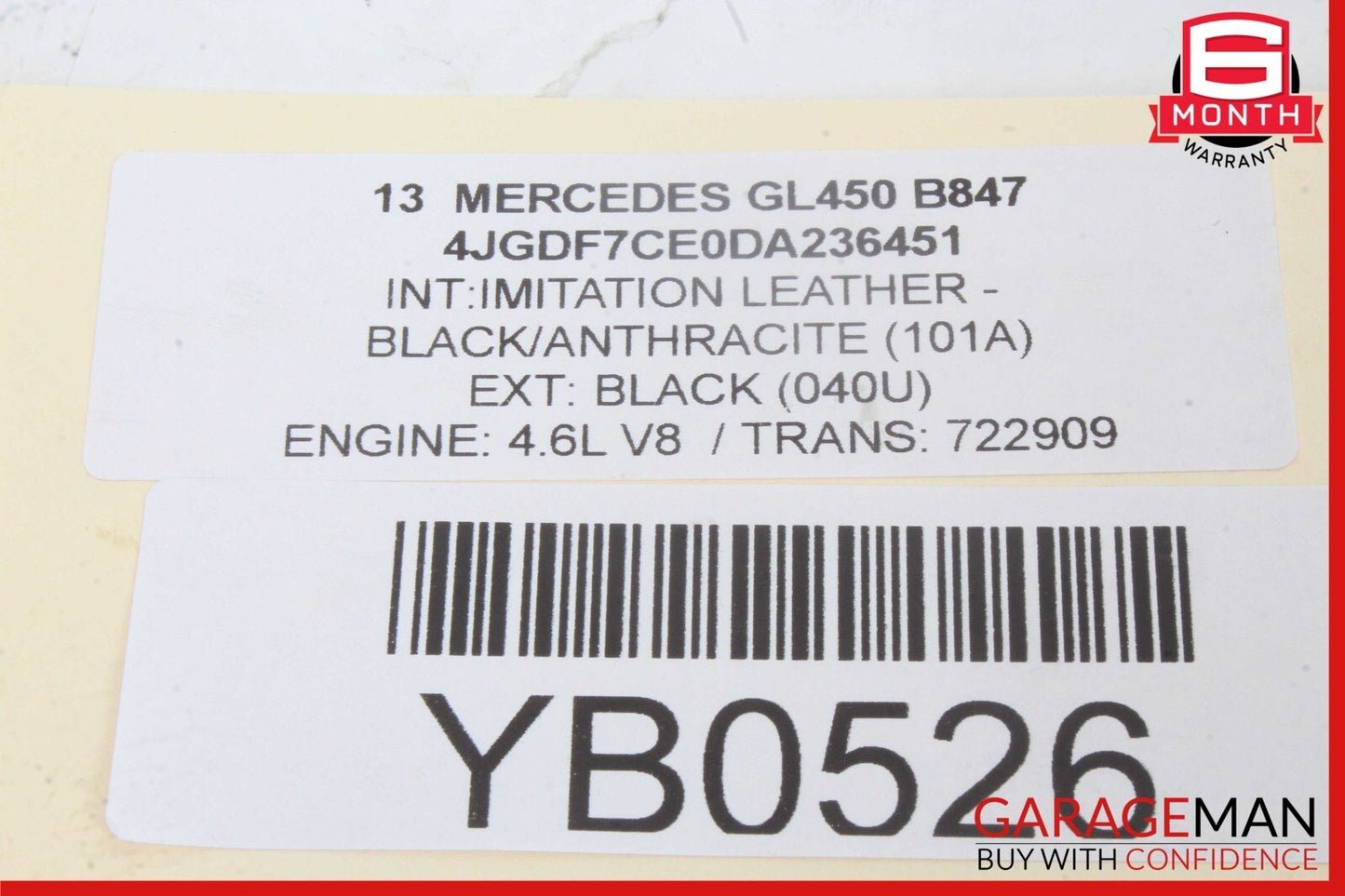 12-19 Mercedes X166 GL450 ML400 GLE350 Rear Right Side Door Control Module OEM