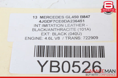 12-19 Mercedes X166 GL450 ML400 GLE350 Rear Right Side Door Control Module OEM