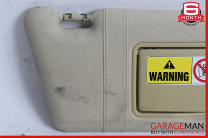 96-99 Mercedes W210 E320 E430 Front Right Side Sunvisor Sun Visor Shade Quartz