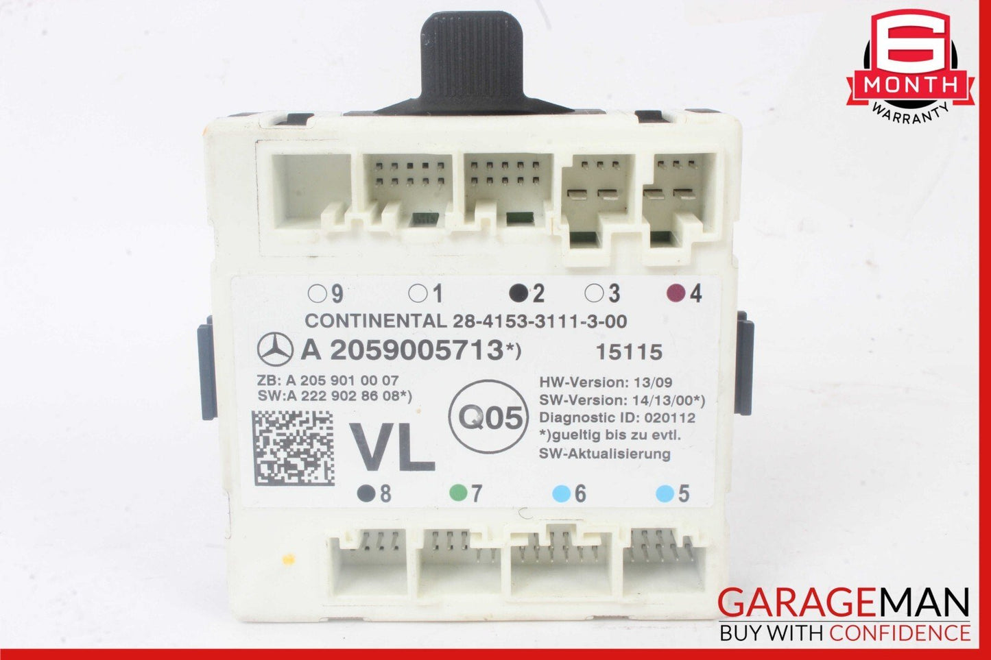 15-18 Mercedes W205 Front Left Driver Side Door Control Module