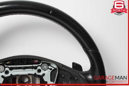 10-13 Mercedes W212 E350 Steering Wheel w/ Paddle Shifters Black 2124600403 OEM