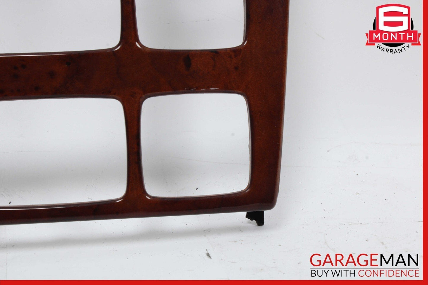 00-02 Mercedes W220 S500 S600 Radio Dash Wood Trim Bezel Panel Cover Wood OEM