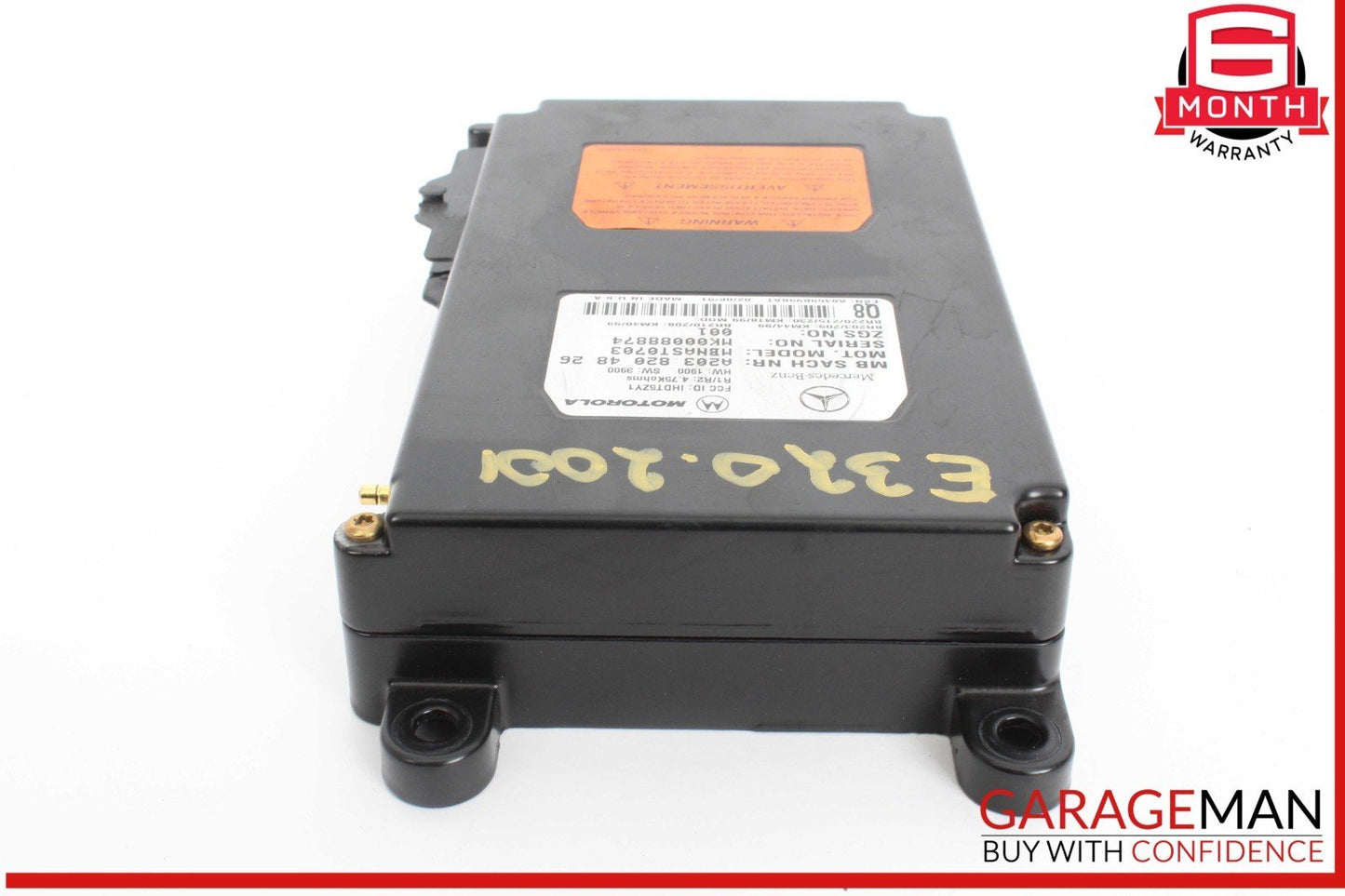 00-09 Mercedes W210 E320 SL550 Voice Command Control Module 1638201326 OEM