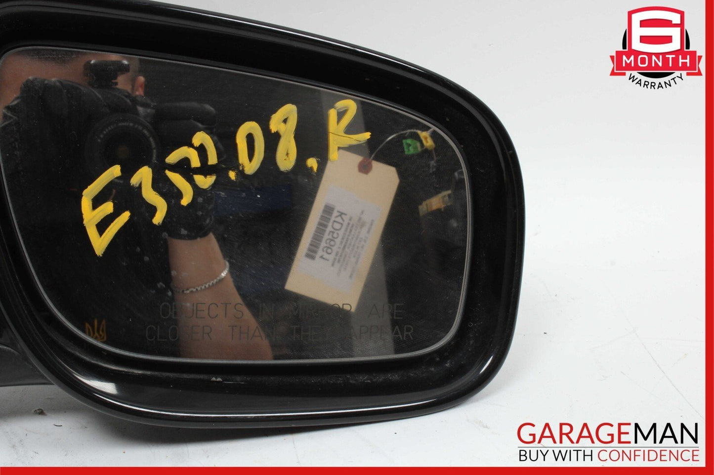 07-09 Mercedes W211 E350 E550 E63 Front Right Side Mirror Door Rear View OEM
