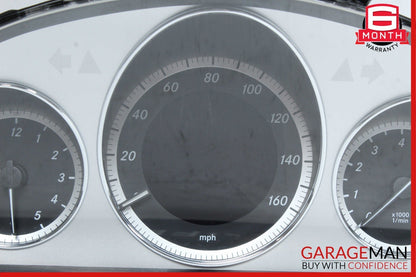 10-13 Mercedes W212 E350 E550 Instrument Cluster Speedometer Odometer