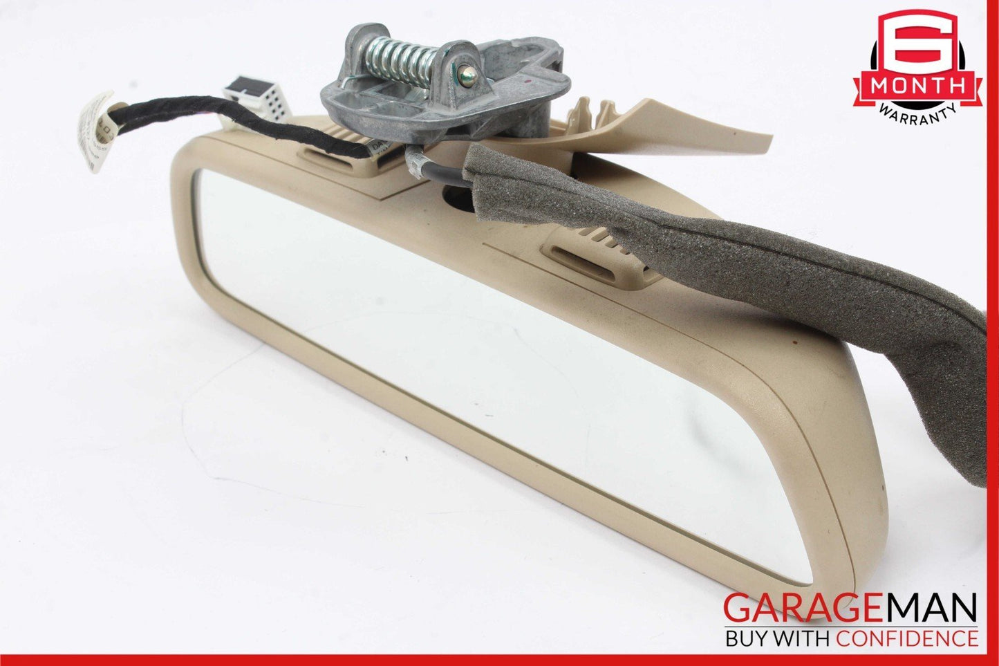 08-14 Mercedes W204 C300 C250 Interior Upper Rear View Mirror Beige OEM