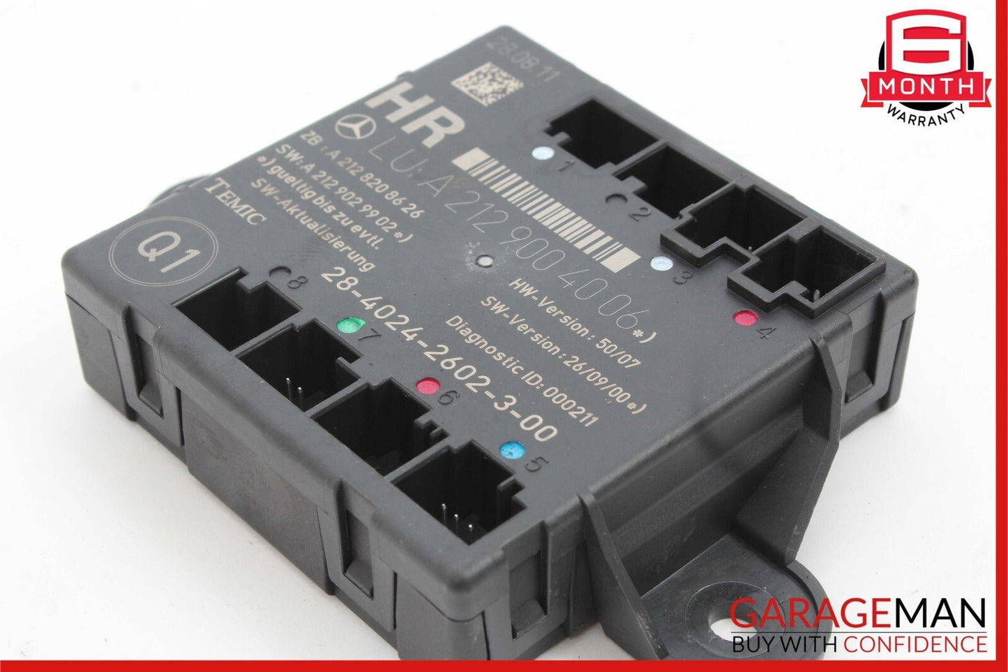 08-18 Mercedes C250 C300 GLK350 CLS550 Rear Right Side Door Control Module Unit