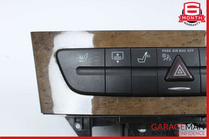 07-09 Mercedes W211 E350 E550 Hazard Control Door Lock Switch Panel 2116303152
