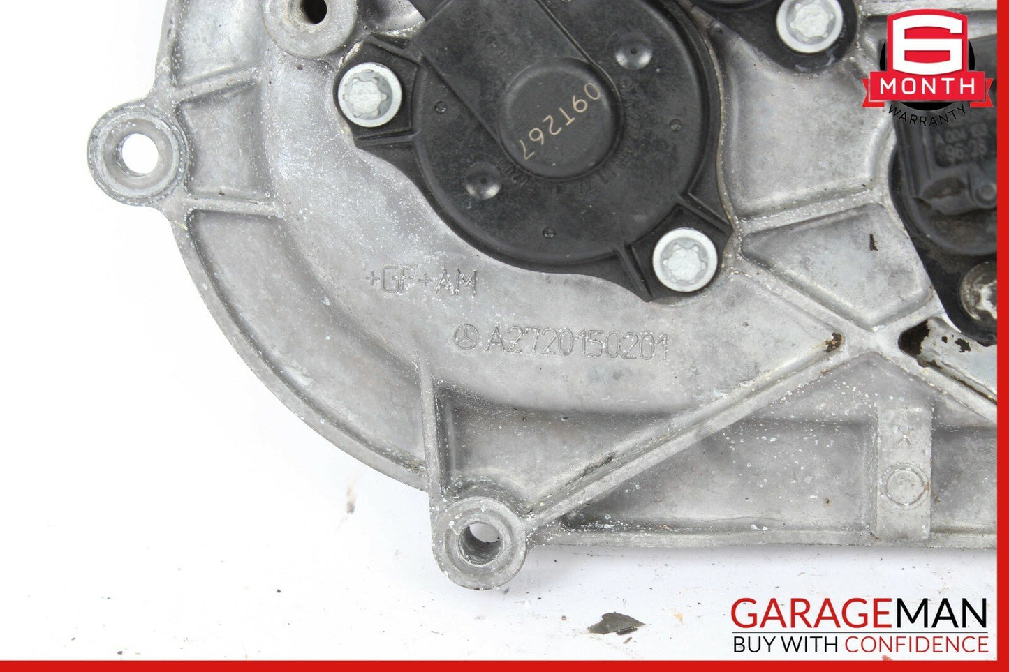 06-10 Mercedes R350 CLK350 C300 Front Left Engine Timing Chain Valve Cover Plate