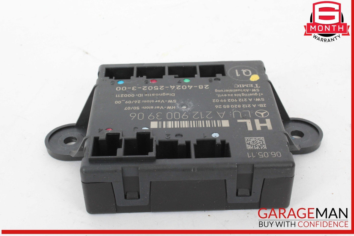 08-18 Mercedes W204 C250 Rear Left Side Door Control Module 2129003906 OEM