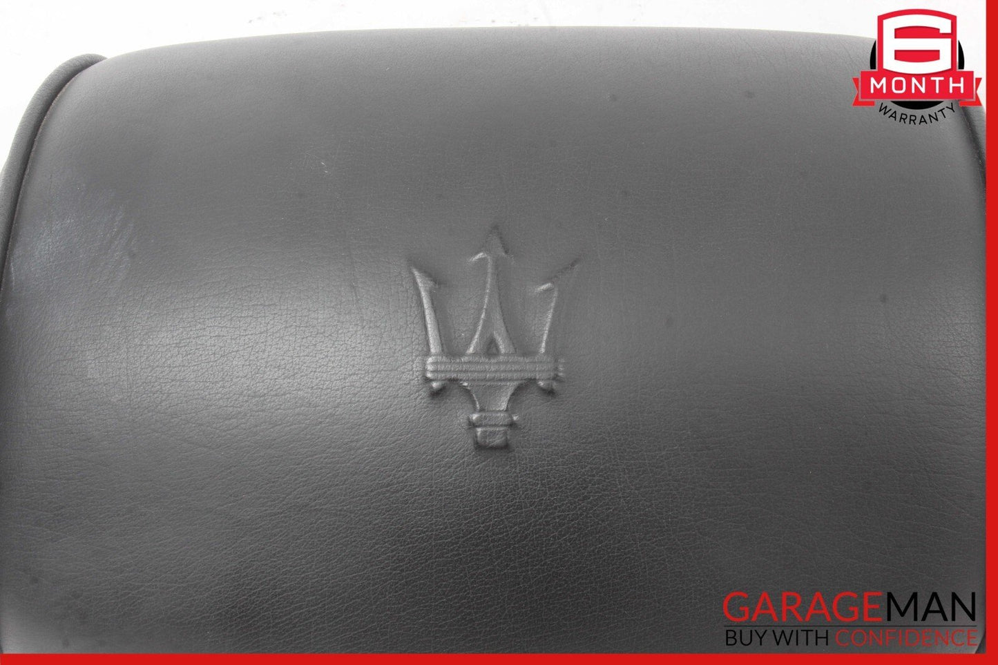 03-13 Maserati Quattroporte M139 Rear Center Seat Headrest Black OEM