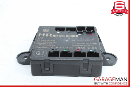 08-18 Mercedes CLS400 E350 CLS550 C250 Rear Right Side Door Control Module Unit