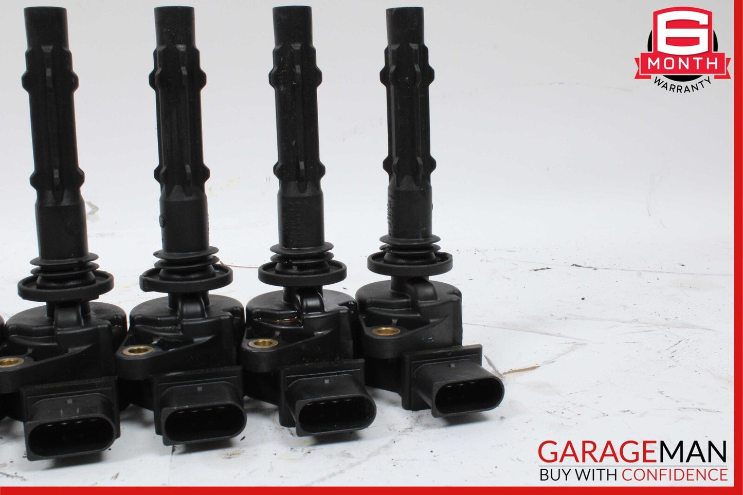 05-13 Mercedes R171 SLK300 C300 M272 Ignition Coil Spark Plug Set of 6 Pc OEM