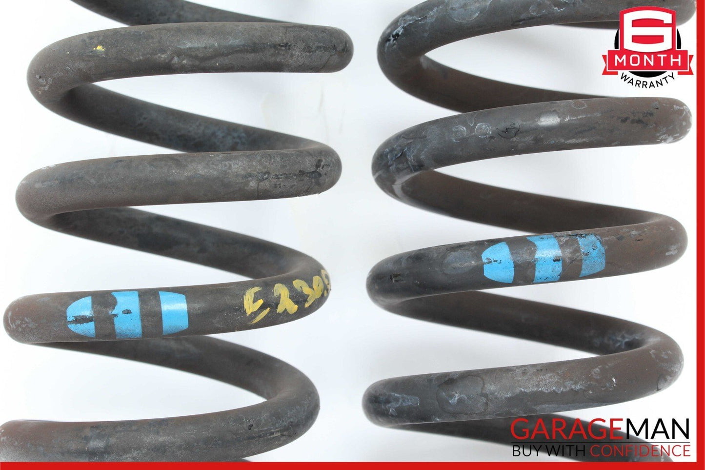 01-07 Mercedes W203 C230 Rear Right & Left Shock Absorber Coil Springs OEM