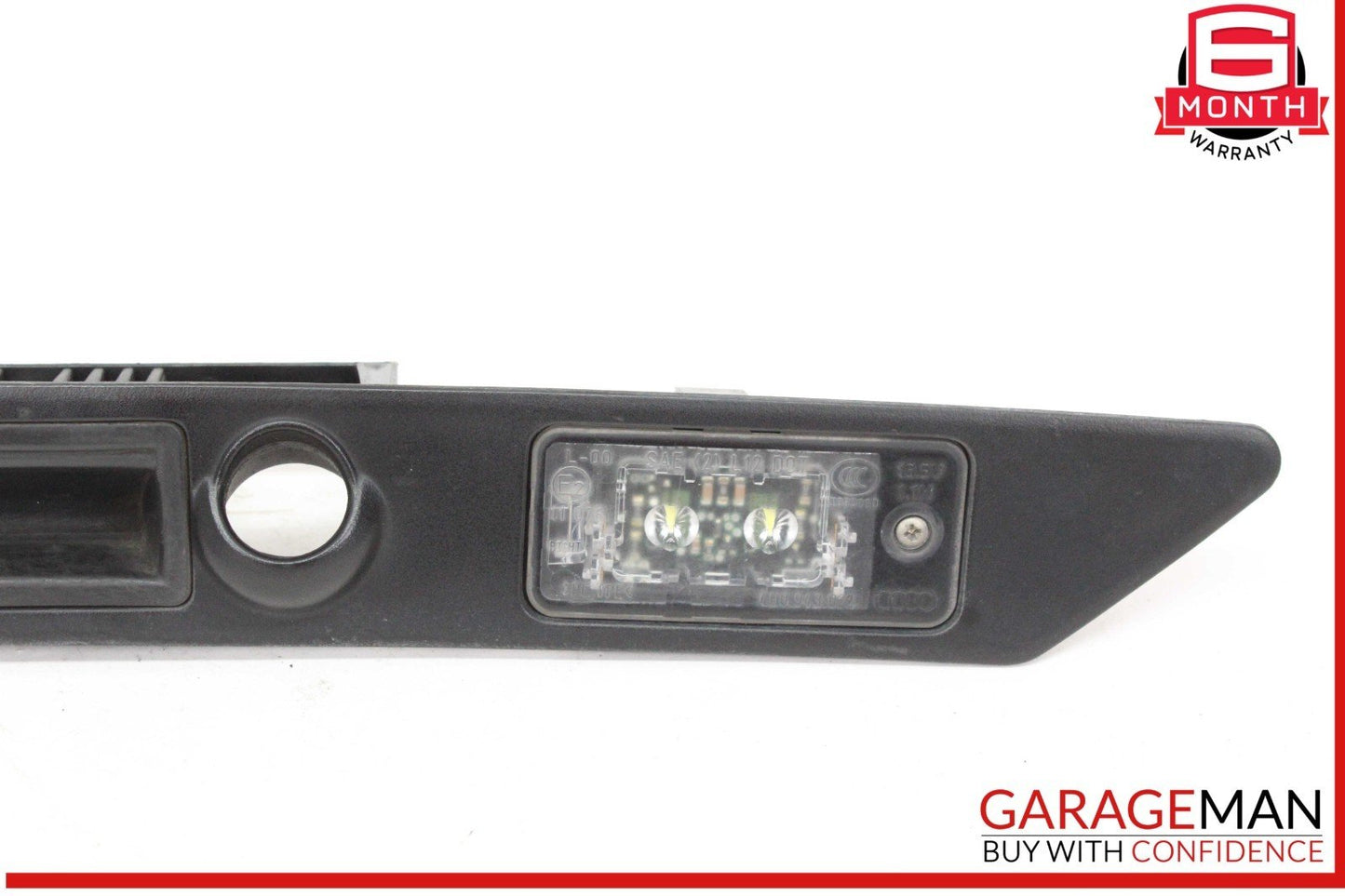 11-18 Audi A8 S8 Rear Trunk License Plate Lights Handle Assembly 4H0827574B OEM