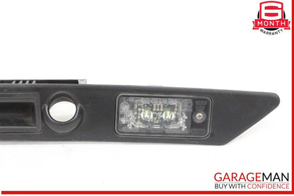 11-18 Audi A8 S8 Rear Trunk License Plate Lights Handle Assembly 4H0827574B OEM
