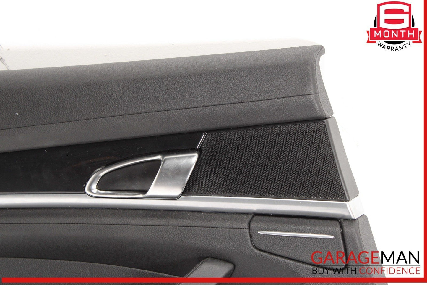 10-16 Porsche Panamera 970 Rear Left Side Interior Door Panel Leather OEM