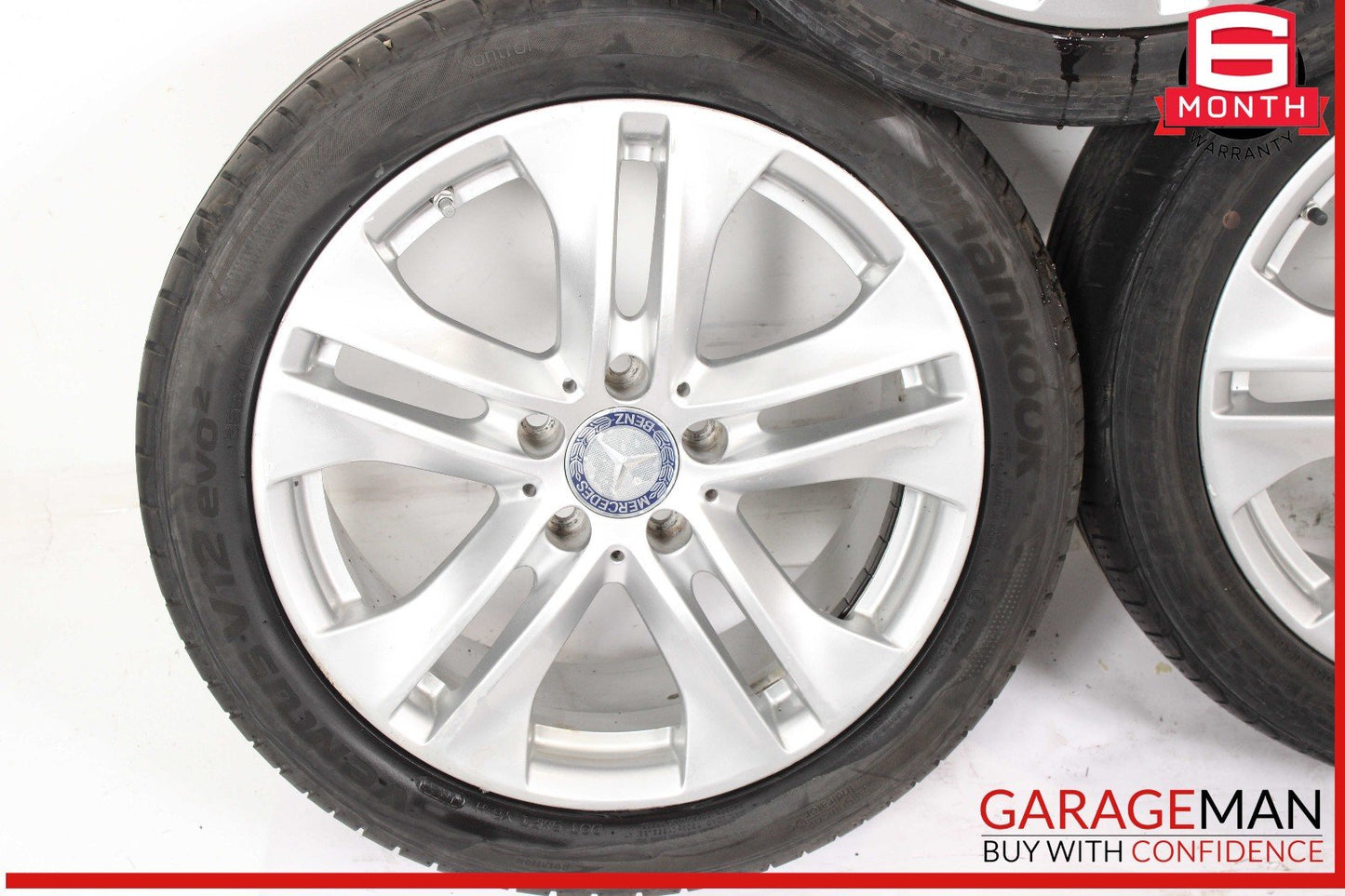 10-11 Mercedes W207 E350 E550 Complete Wheel Tire Rim Set of 4 Pc R17 OEM