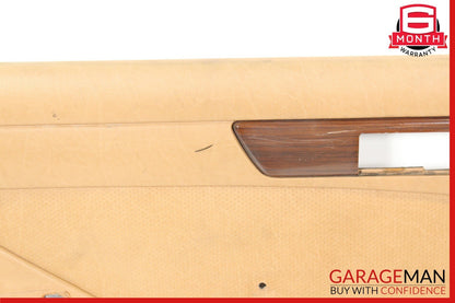86-91 Mercedes W126 420SEL Rear Left Side Interior Door Trim Panel Cover OEM