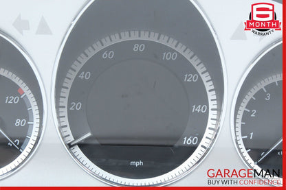 08-11 Mercedes W204 C350 C300 Speedometer Odometer Instrument Cluster Gauge