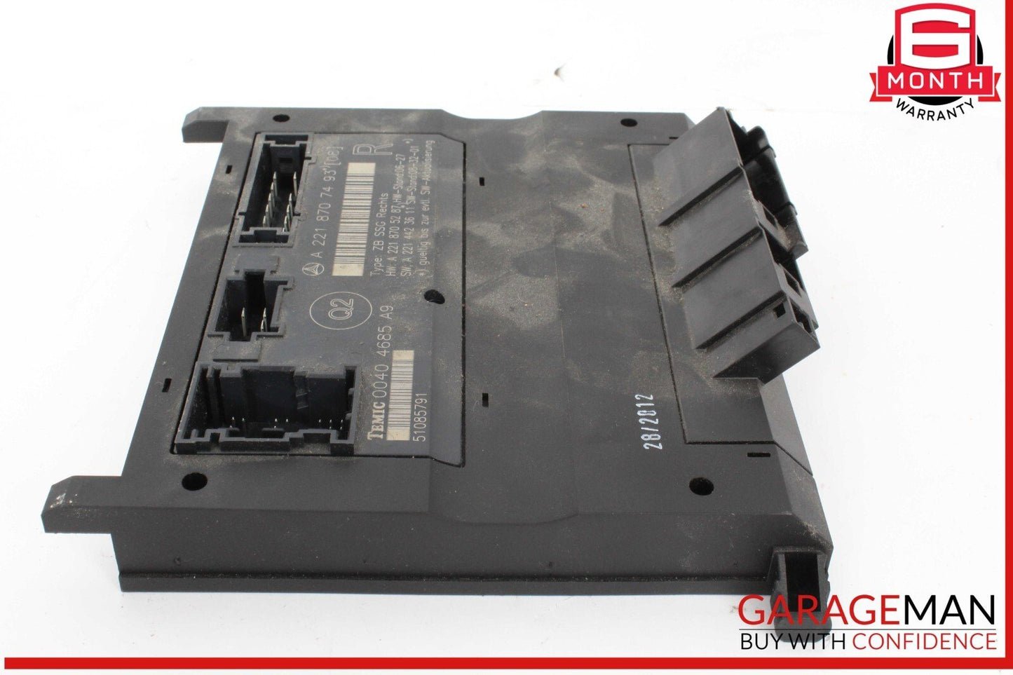 07-13 Mercedes W221 S550 Front Right Under Seat Control Module OEM