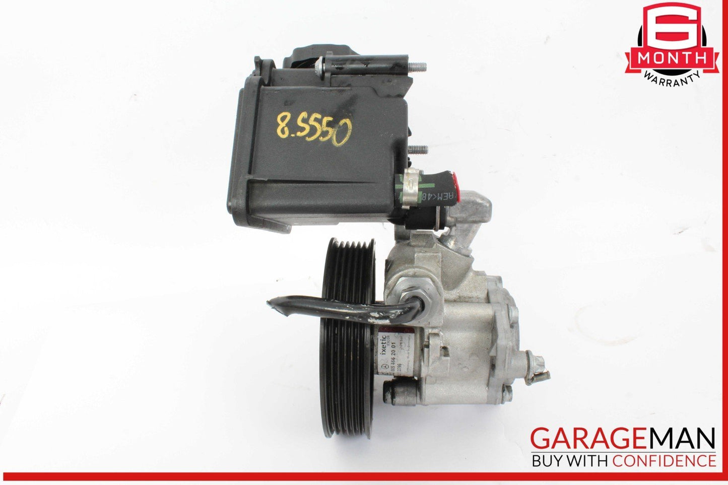 06-09 Mercedes W221 S550 CLS550 E550 Power Steering Pump Reservoir Assembly OEM