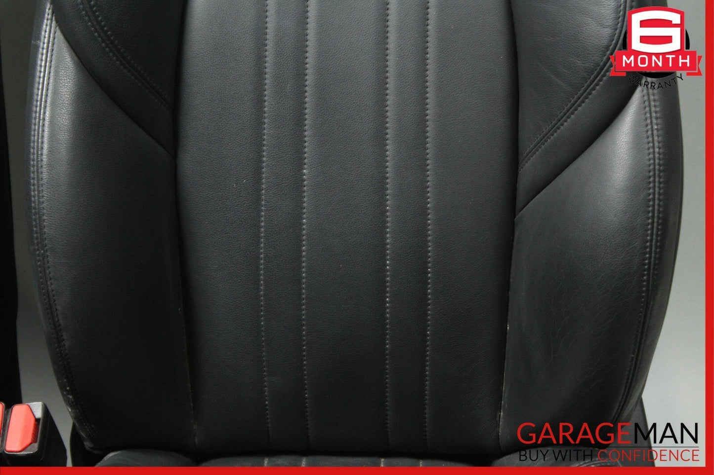 14-17 Maserati Ghibli Front Left & Right Complete Seat Cushion Assembly Black