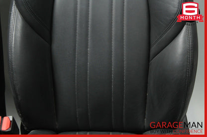 14-17 Maserati Ghibli Front Left & Right Complete Seat Cushion Assembly Black