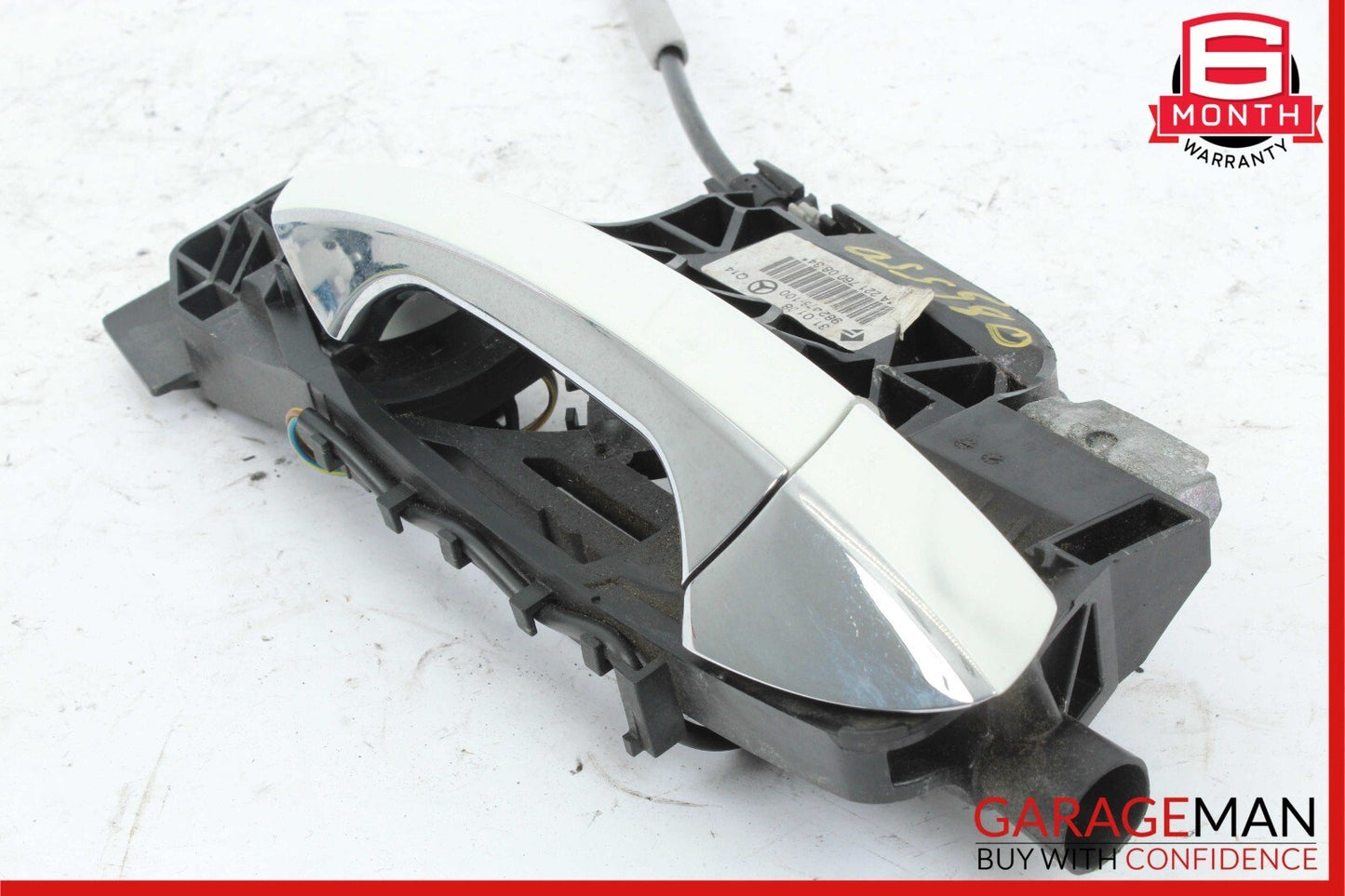 07-13 Mercedes W221 S550 Rear Right Side Exterior Door Handle Keyless Go White