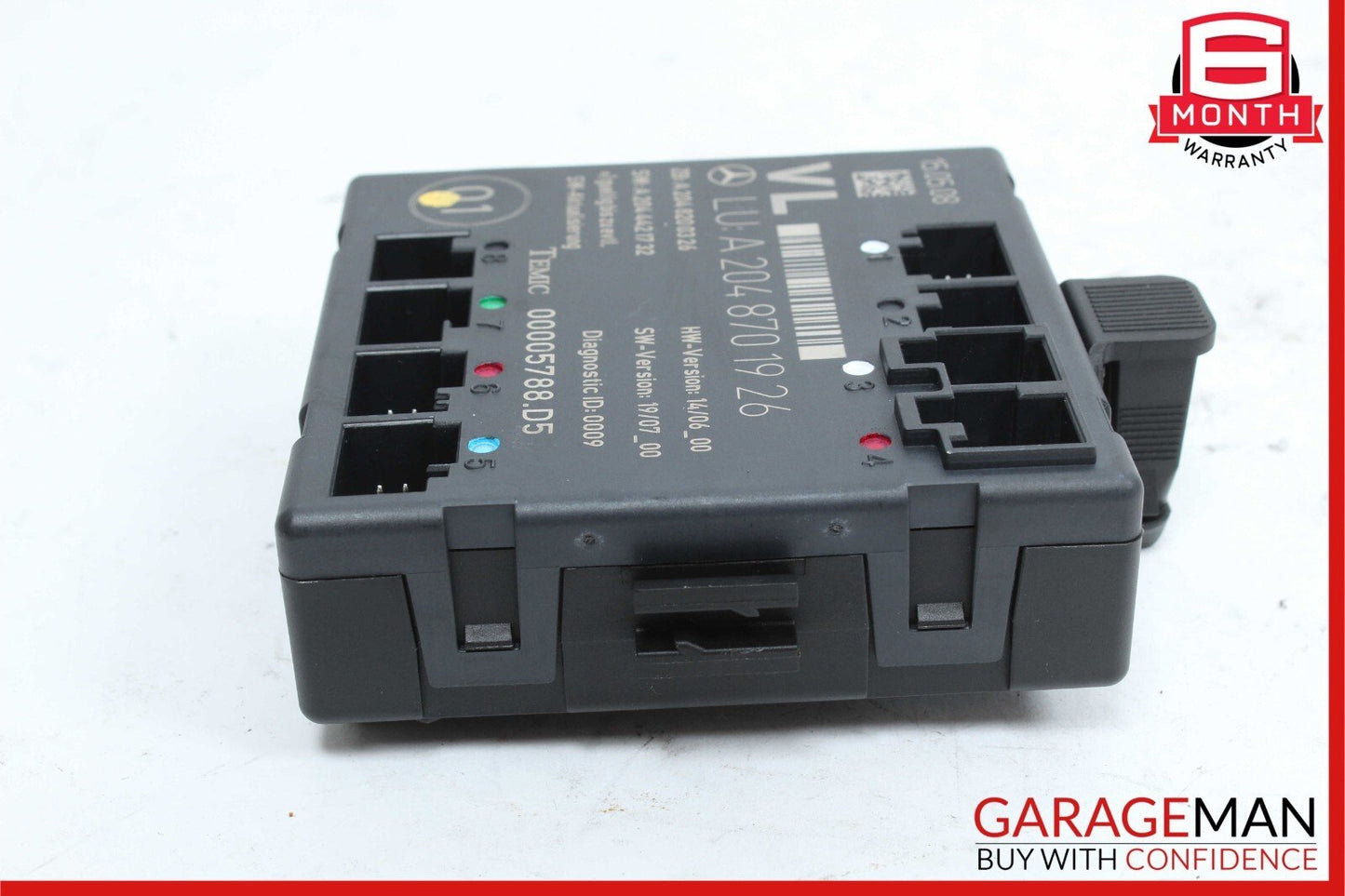 08-14 Mercedes W204 C300 Front Left Side Door Control Module OEM