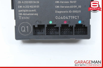 08-18 Mercedes W212 E350 C250 CLS550 Front Right Side Door Control Module Unit