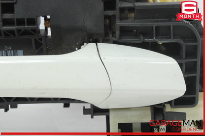 10-13 Mercedes W212 E350 Rear Right Door Handle White OEM
