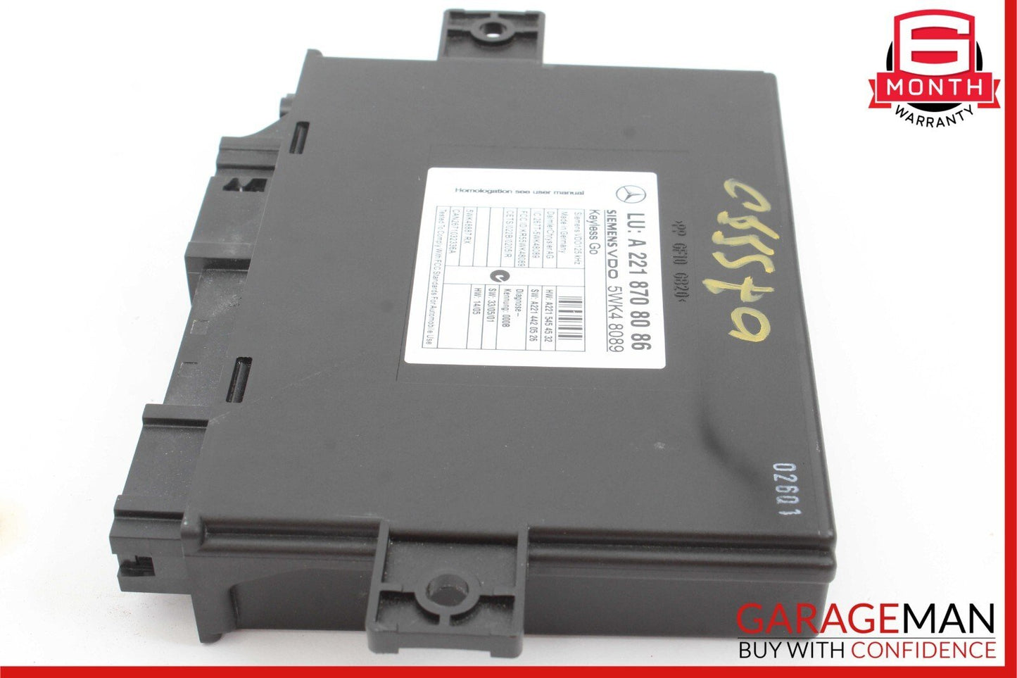07-09 Mercedes W221 S550 S63 AMG Door Keyless Go Control Module 2218708086 OEM