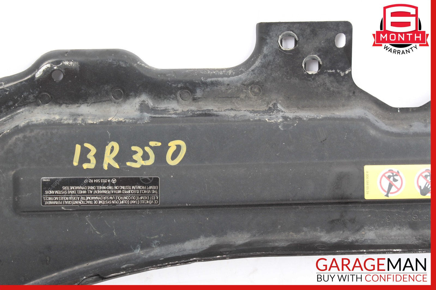 06-13 Mercedes W251 R350 R320 Upper Radiator Support Tie Bar 2516200486 OEM