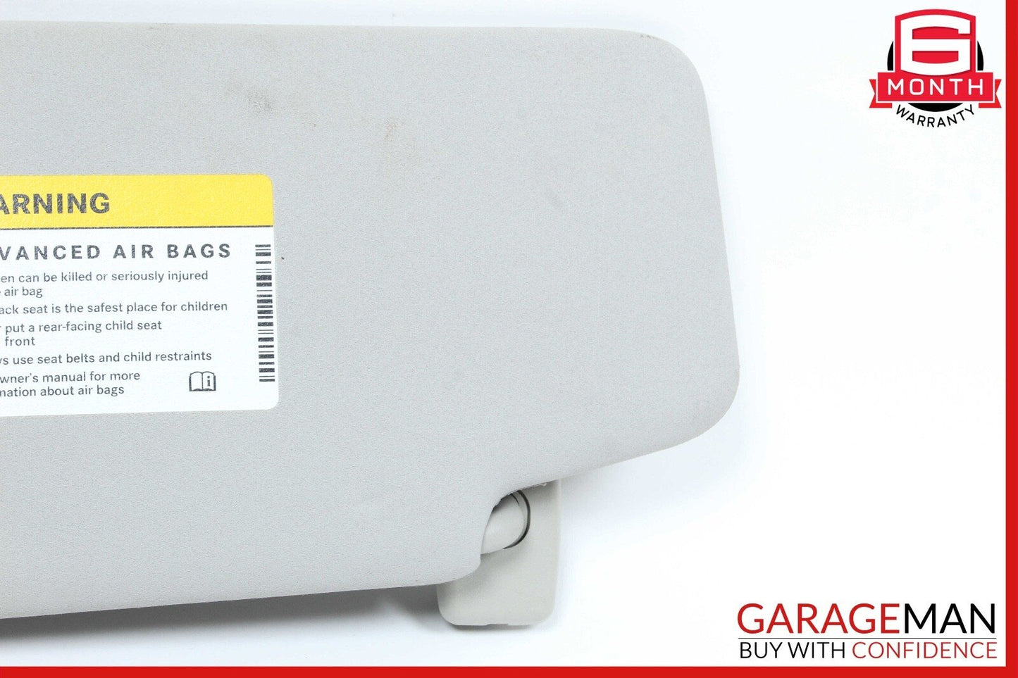 08-14 Mercedes W204 C300 Front Right Sun Visor Sunvisor Shade Grey OEM