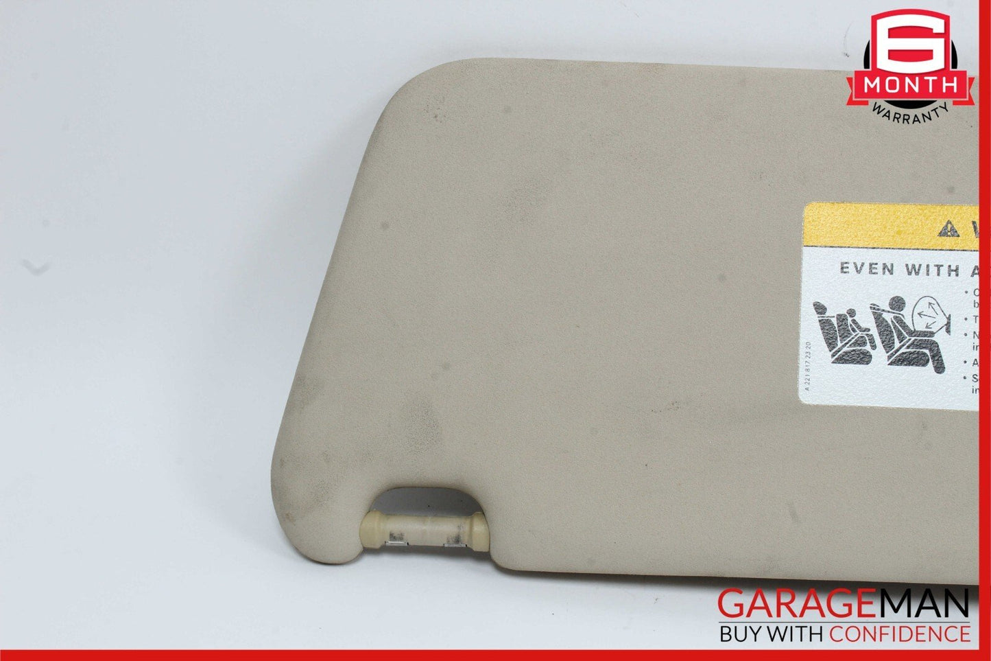 08-14 Mercedes W204 C250 C350 Front Right Side Sunvisor Sun Visor Beige