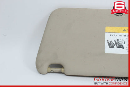 08-14 Mercedes W204 C250 C350 Front Right Side Sunvisor Sun Visor Beige
