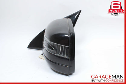 11-13 Mercedes W251 R350 Front Driver Left Side Mirror Door Rear View Black OEM