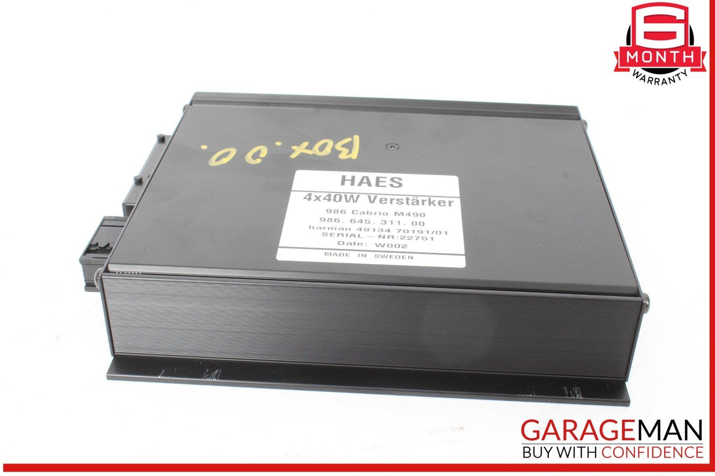 97-00 Porsche Boxster 986 HAES Radio Stereo Audio Amplifier Amp 98664531100 OEM