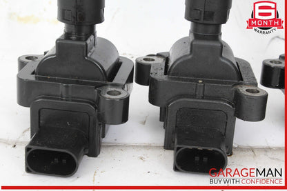 12-15 Mercedes W204 C250 Engine Ignition Coil Spark Plug 0001502580 Set of 4 OEM