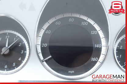 10-13 Mercedes W212 E350 Speedometer Odometer Instrument Cluster 2129001714