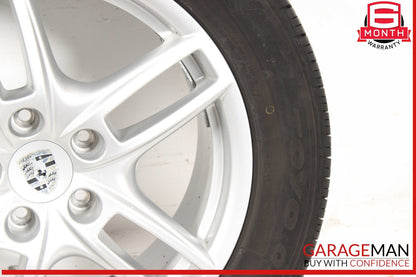 11-18 Porsche Cayenne 958 8.5Jx19 19" R19 Wheel Tire Rim Silver 7P5601025A