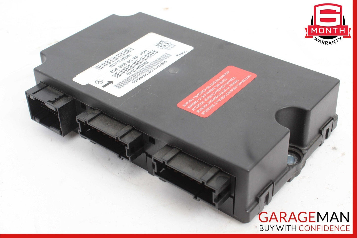 03-09 Mercedes W209 CLK350 CLK550 Convertible Roof Control Module Unit
