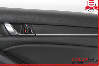 18-22 Honda Accord Rear Right Passenger Side Interior Door Panel Black OEM