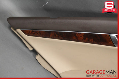 08-14 Mercedes W204 C250 C350 Rear Left Side Interior Door Panel Assembly Beige