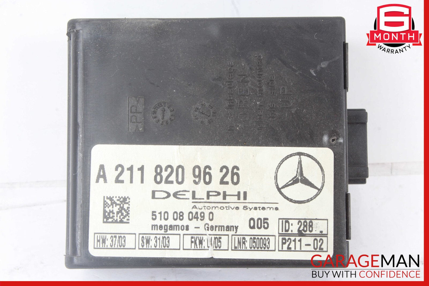 03-11 Mercedes W211 E320 CLS500 Anti Theft Security Alarm Control Module Unit